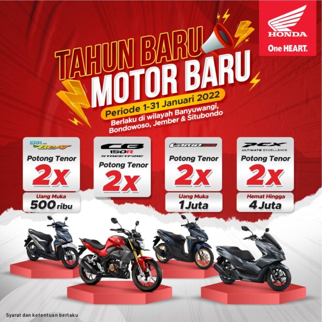 
MPM Honda Jatim Wujudkan Motor Impian dengan Promo Awal Tahun Baru