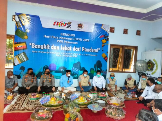 
PWI Pasuruan Gelar Kenduri hingga Vaksinasi Booster untuk Wartawan