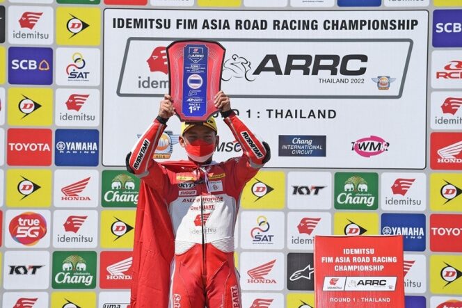 
Bikin Bangga, Pebalap Astra Honda Kumandangkan Indonesia Raya di ARRC Buriram