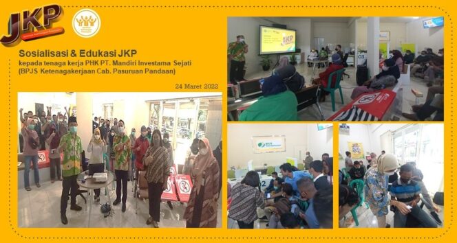 
BPJAMSOSTEK Pasuruan Pandaan Beri Pendampingan Klaim JKP Bulan Kedua