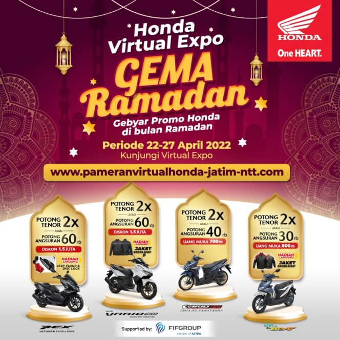 
Gebyar Promo di Bulan Ramadan Hanya di Honda Virtual Expo
