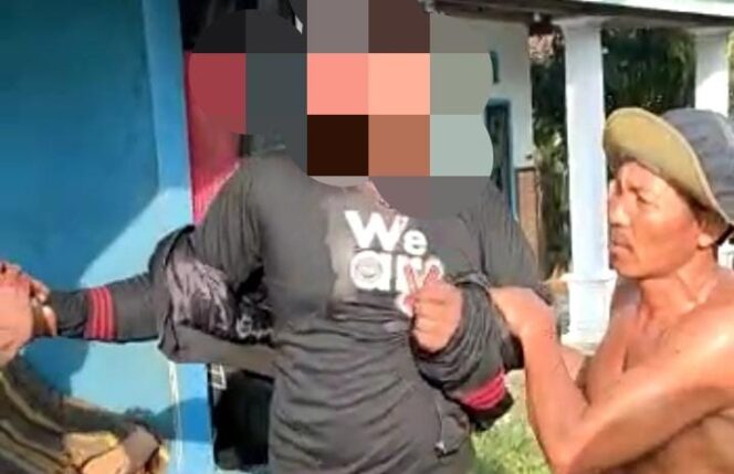 
Maling Motor di Pasuruan Babak Belur Dimassa
