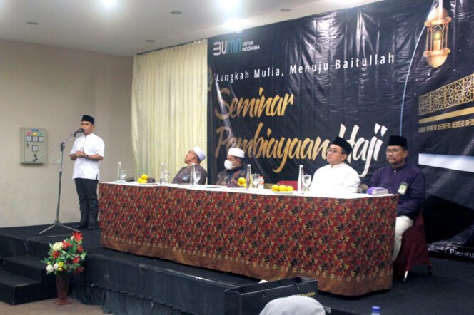 
Gelar Seminar Pembiayaan Haji, Pegadaian Pasuruan Diganjar Apresiasi dari Wawali Adi Wibowo