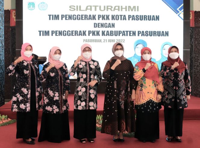 
Bangun Sinergitas, TP PKK Kota Pasuruan Silaturahmi ke TP PKK Kabupaten Pasuruan
