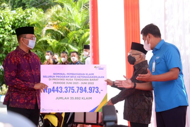 
BPJS Ketenagakerjaan Bayarkan Rp 443 Miliar Manfaat Program Selama Setahun di Provinsi NTB