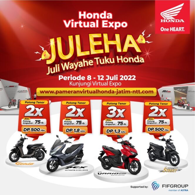
MPM Honda Jatim Hadirkan Program JULEHA di Pameran Virtual