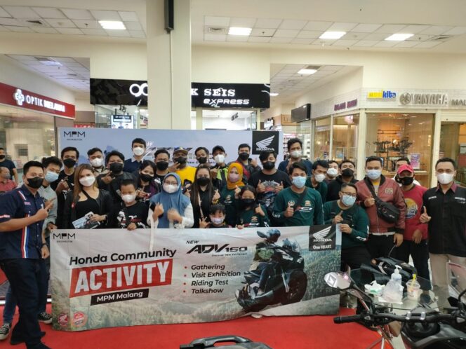 
Komunitas Honda Malang Antusias Sambut Kehadiran New Honda ADV 160
