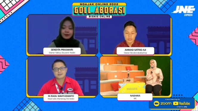 
Dukung Aktivitas UMKM di Kanal Digital, JNE Hadirkan JNE Goll..Aborasi Bisnis Online Kota Kediri