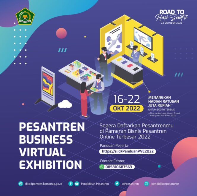 
Kemenag Gelar Pesantren Business Virtual Exhibition Barhadiah Ratusan Juta, Ini Ketentuannya