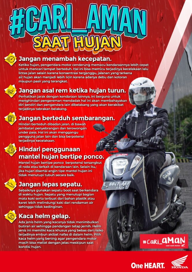 
#Cari_Aman Saat Hujan, Hindari Hal Ini