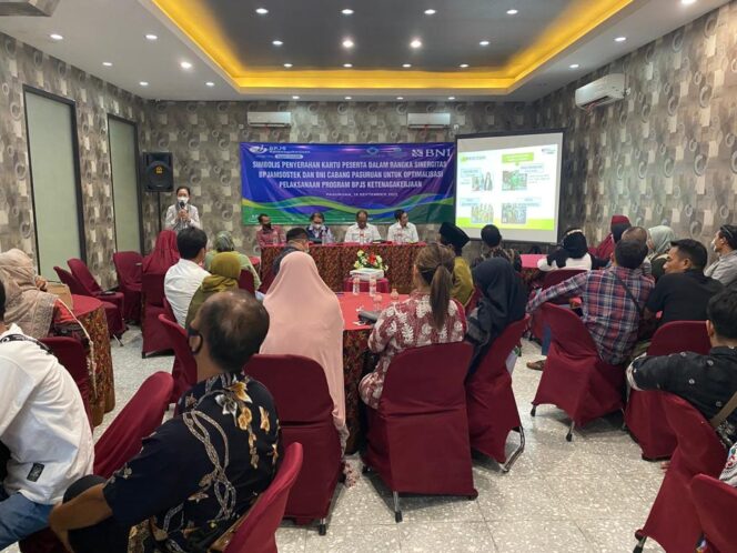 
Dukung Kampanye Anti Korupsi, BPJSTK Pasuruan Gandeng Agen BNI 46