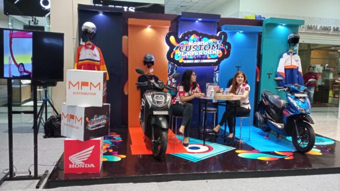 
Keseruan Honda Custom Playground di Matos Malang