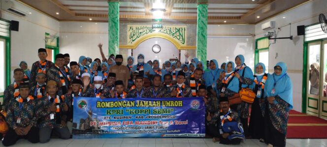 
KPRI KOPPI SEMI Berangkatkan 43 Anggotanya Umroh