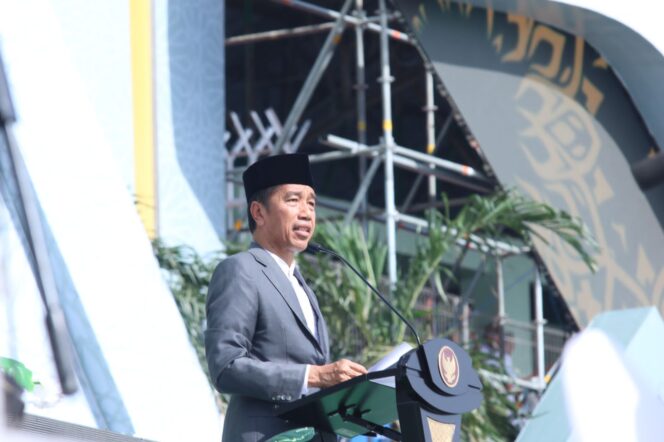 
Ini Pesan Jokowi di Resepsi Puncak 1 Abad NU