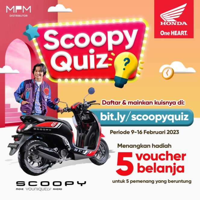 
Special Buat Follower MPM Honda Jatim, Ikuti Scoopy Quiz dan Menangkan Voucher Belanja