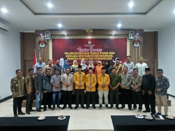 
KPU Kabupaten Pasuruan Gelar Nobar Kirab Pemilu 2024