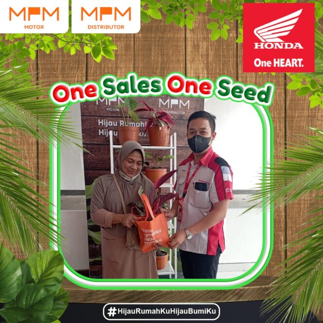 
Lewat Tanaman, Dealer Honda MPM Motor Se-Jawa Timur Ajak Konsumen Peduli Lingkungan