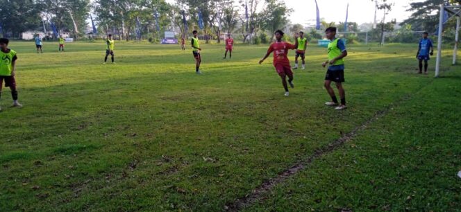 
Tim Sepakbola Kabupaten Trenggalek Targetkan Lolos Pra Porprov 2023