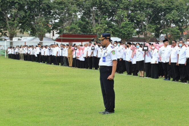 
Ribuan ASN di Lingkungan Pemkot Pasuruan Ikuti Apel Perdana Pasca Libur Lebaran