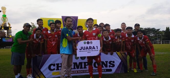 
Tekuk Bolang FC 1-0, Garuda Jaya Juara Trenggalek Soccer League 2023