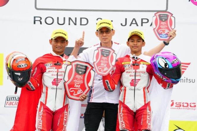 
Dominasi Podium AP250, Bendera Merah Putih Berkibar di Balapan Asia