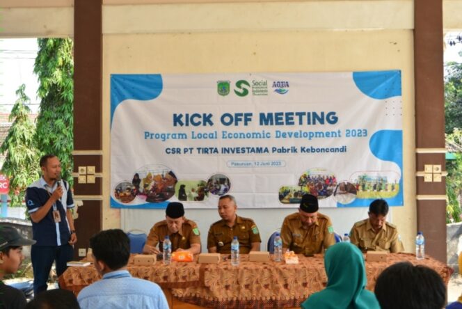 
AQUA Keboncandi Sosialisasikan Program Pemberdayaan Ekonomi Kolaboratif dengan Pemerintah Daerah
