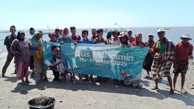 
Titip Kesejahteraan untuk Nelayan, KNPI Siap Menangkan Gus Imin
