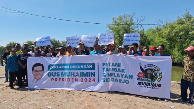
Nelayan di Sidoarjo Dukung Gus Muhaimin Jadi Presiden