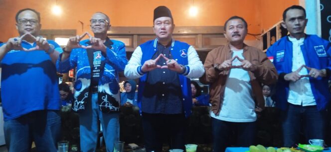 
Demokrat Trenggalek Nobar Pidato Politik Ketum AHY