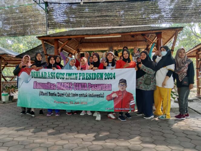 
Komunitas MABES CINTA Pasuruan Deklarasikan Gus Imin Presiden 2024