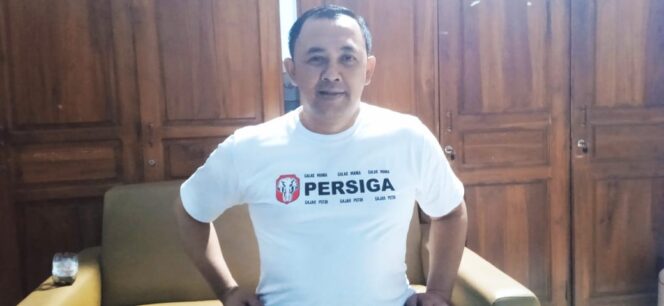 
Ketua Askab PSSI Trenggalek, Puguh Purnomo (ft: Agus Riyanto jurnalis kabarpas.com Trenggalek).