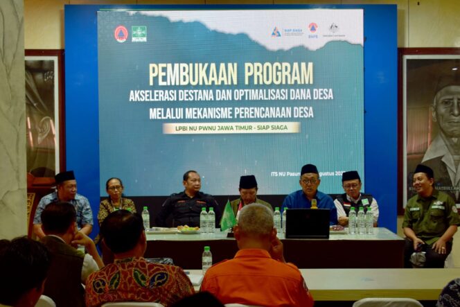 
Akselerasi Desa Tangguh Bencana, LPBI NU Jatim Gaet BPBD Jatim dan DFAT Australia
