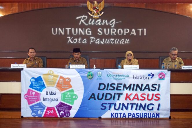 
Serius Tangani Stunting, Pemkot Pasuruan Gelar Audit Stunting