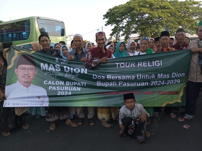 
Masyarakat Pasuruan Doakan Mas Dion Jadi Bupati Pasuruan