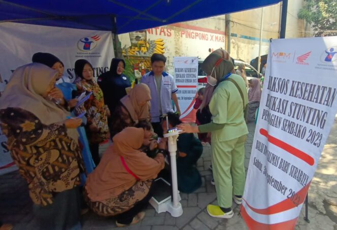 
Peduli Stunting, MPM Honda Jatim Sinergitas Dengan YBSI Buka Layanan Pemeriksaan Dan Pengobatan Gratis