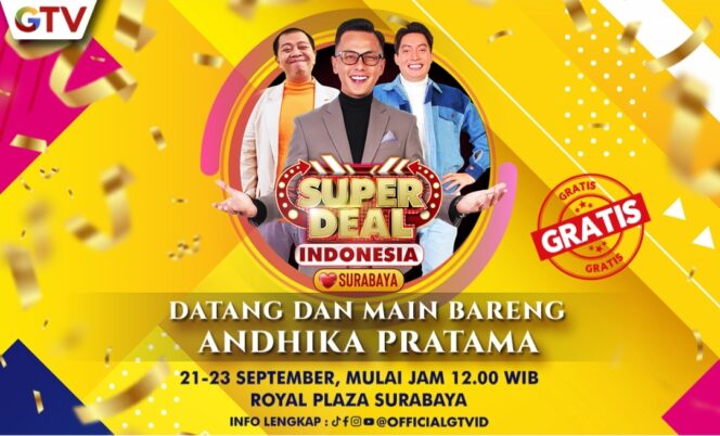 
Khusus Warga Surabaya! Datangnya Gratis, Pulang-Pulang Bawa Hadiah Fantastis!