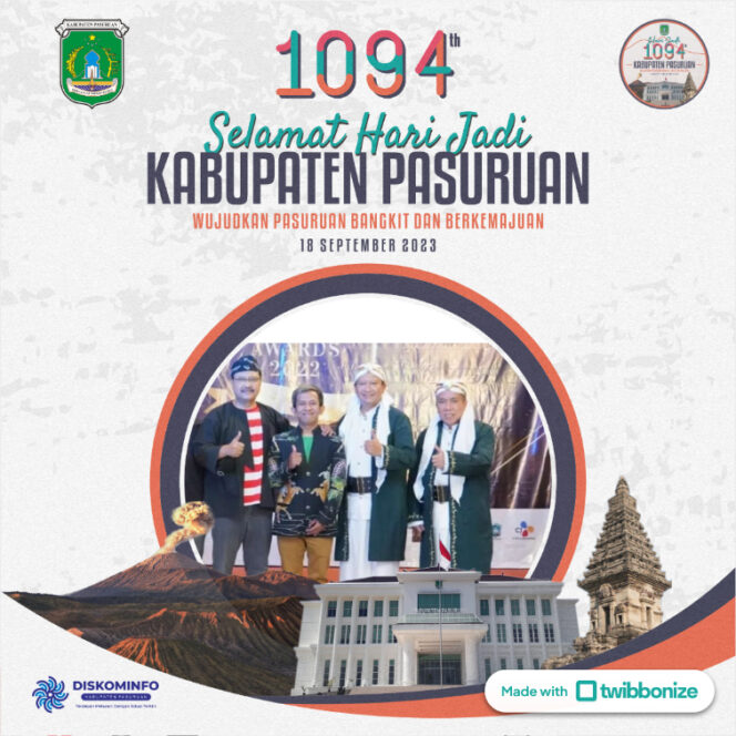 
Yuk, Ramai-ramai Pasang Twibbon Hari Jadi Kabupaten Pasuruan ke-1094