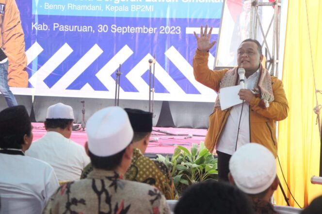 
Santri Ponpes Metal Pasuruan Diajak Cegah Human Trafficking