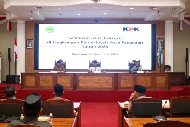 
Pemkot Pasuruan Bersama KPK RI Gelar Sosialisasi Anti Korupsi