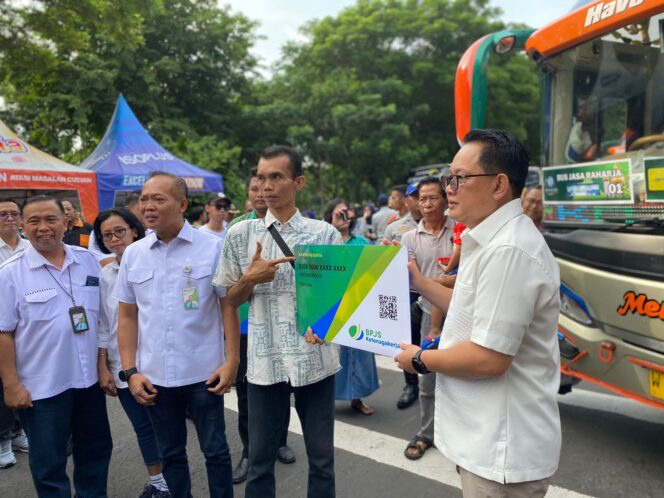 
BPJamsostek Ikut Partisipasi Mudik Bareng Gratis Pemprov Jatim