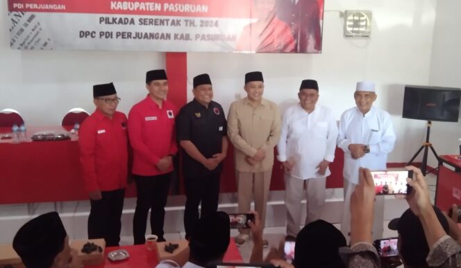 
Breaking News! Ketua DPC Gerindra Orang Pertama yang Daftar Bacabup Pasuruan di PDI Perjuangan