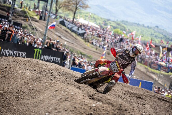 
Crosser Astra Honda, Delvintor Lanjutkan Aksinya Bersama CRF250R di MXGP Portugal