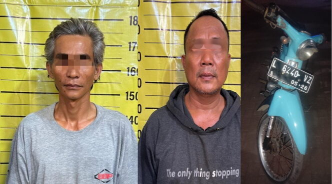 
Dua Pria Penadah Motor Hasil Curanmor Ditangkap