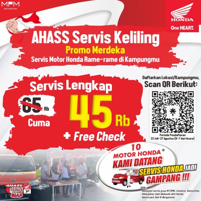 
Semarakkan Hari Kemerdekaan dengan Layanan AHASS Service Keliling