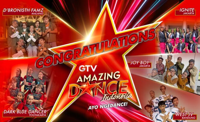 
Tampil Amazing, Ini 5 Grup yang Lolos Babak Stage Audition Amazing Dance Indonesia