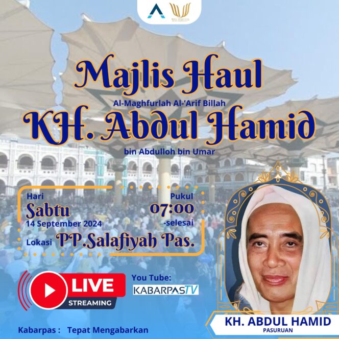 
Live Haul Al-Maghfurllah Al-Arif Billah KH.Hamid bin Abdullah Umar ke – 43