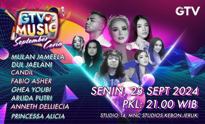 
September Makin Ceria, Battle 3 Genre Musik Berada di Panggung GTV Love Music