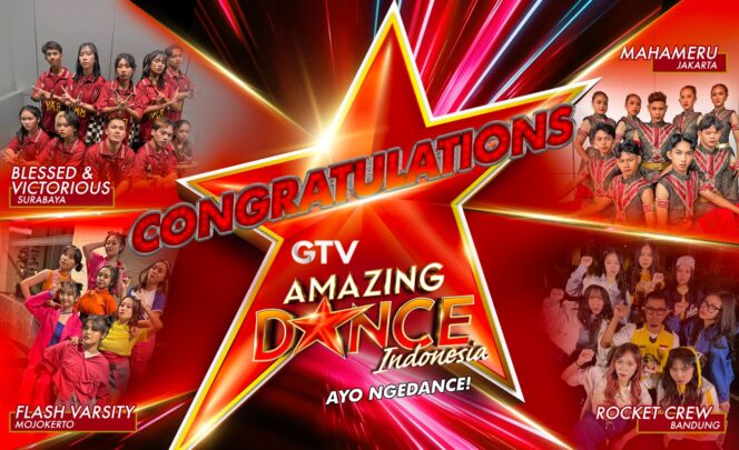 
Tampil Outstanding, Ini 4 Grup yang Lolos di Stage Audisi 3 Amazing Dance Indonesia