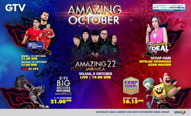 
Deretan Program Amazing GTV Siap Temani Kamu Sepanjang Oktober