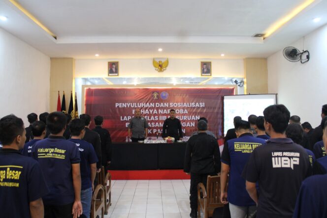 
Perangi Narkoba, Lapas Pasuruan Gandeng BNNK Gencarkan Sosialisasi dan Edukasi Warga Binaan